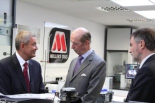 The Duke of Kent at Millers Oils