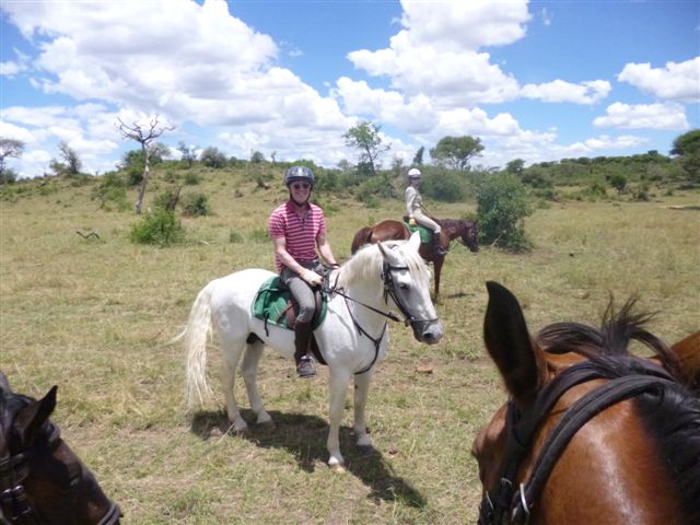 Sean on a horse