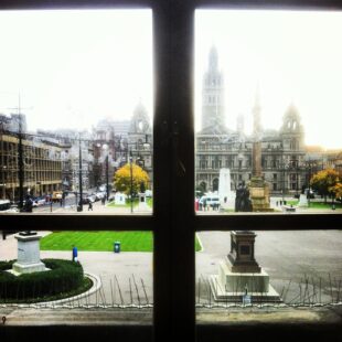 View from Glasgow Chambers of Commerce.