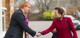Princess Anne meets CMB's Andrew Truelove.