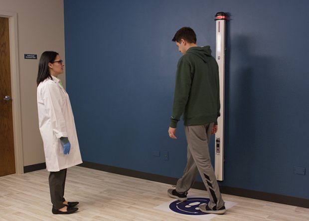 Example of a security sensor in a hospital.