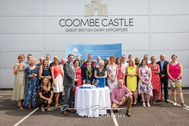 The Coombe Castle team with their Queens Award.