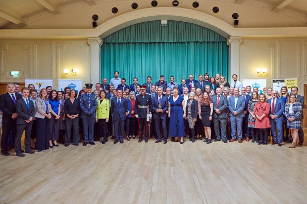 The Willmott Dixon team with their Queen's Award.