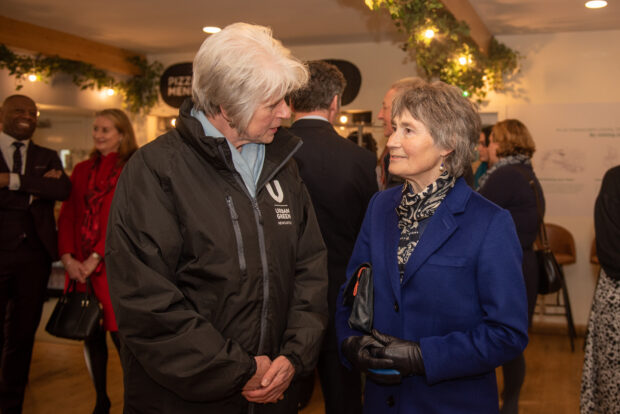 Sue Winfield at The Skill Mill Presentation Ceremony