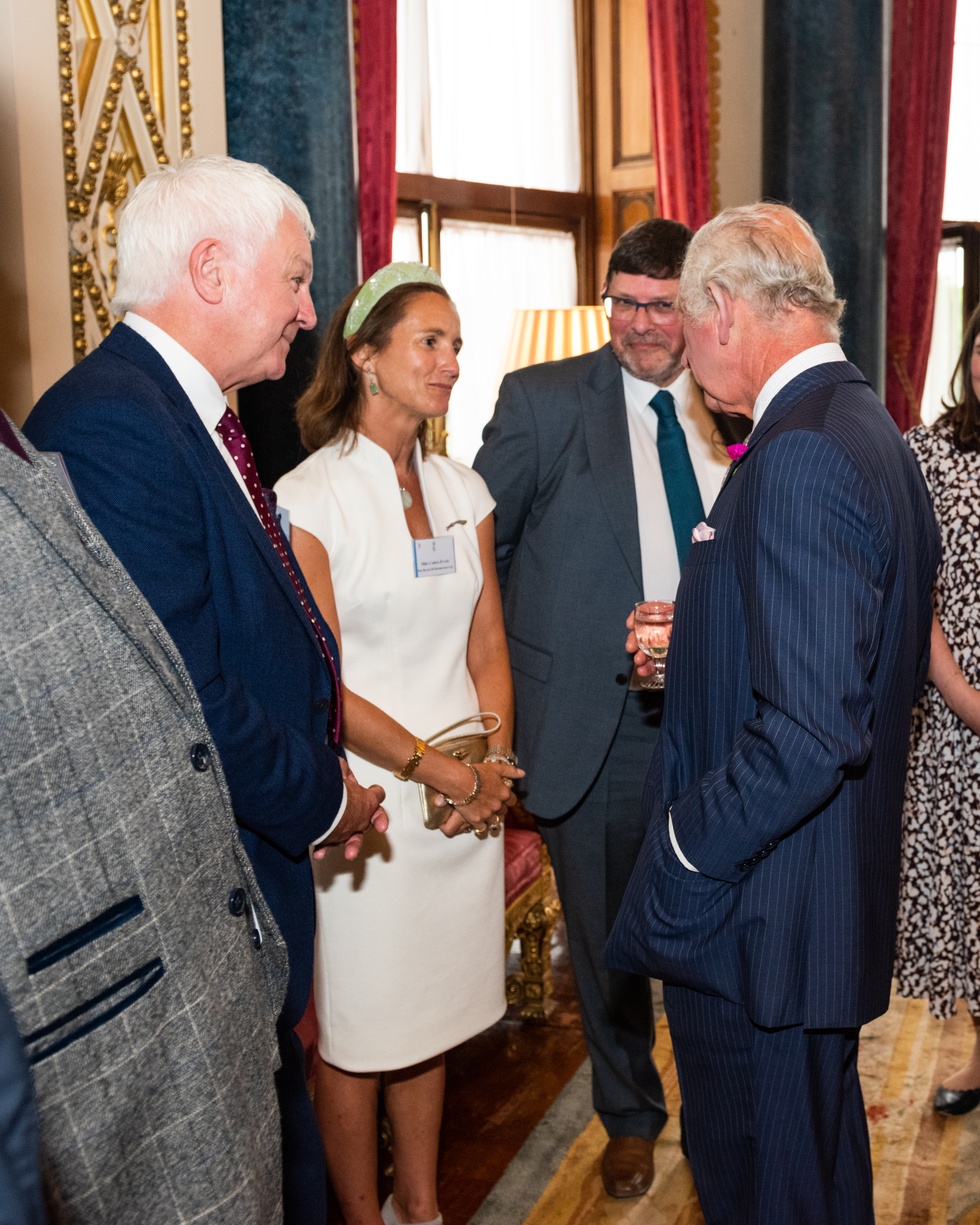 Podium Pet Products meet His Majesty at The King's Awards Reception