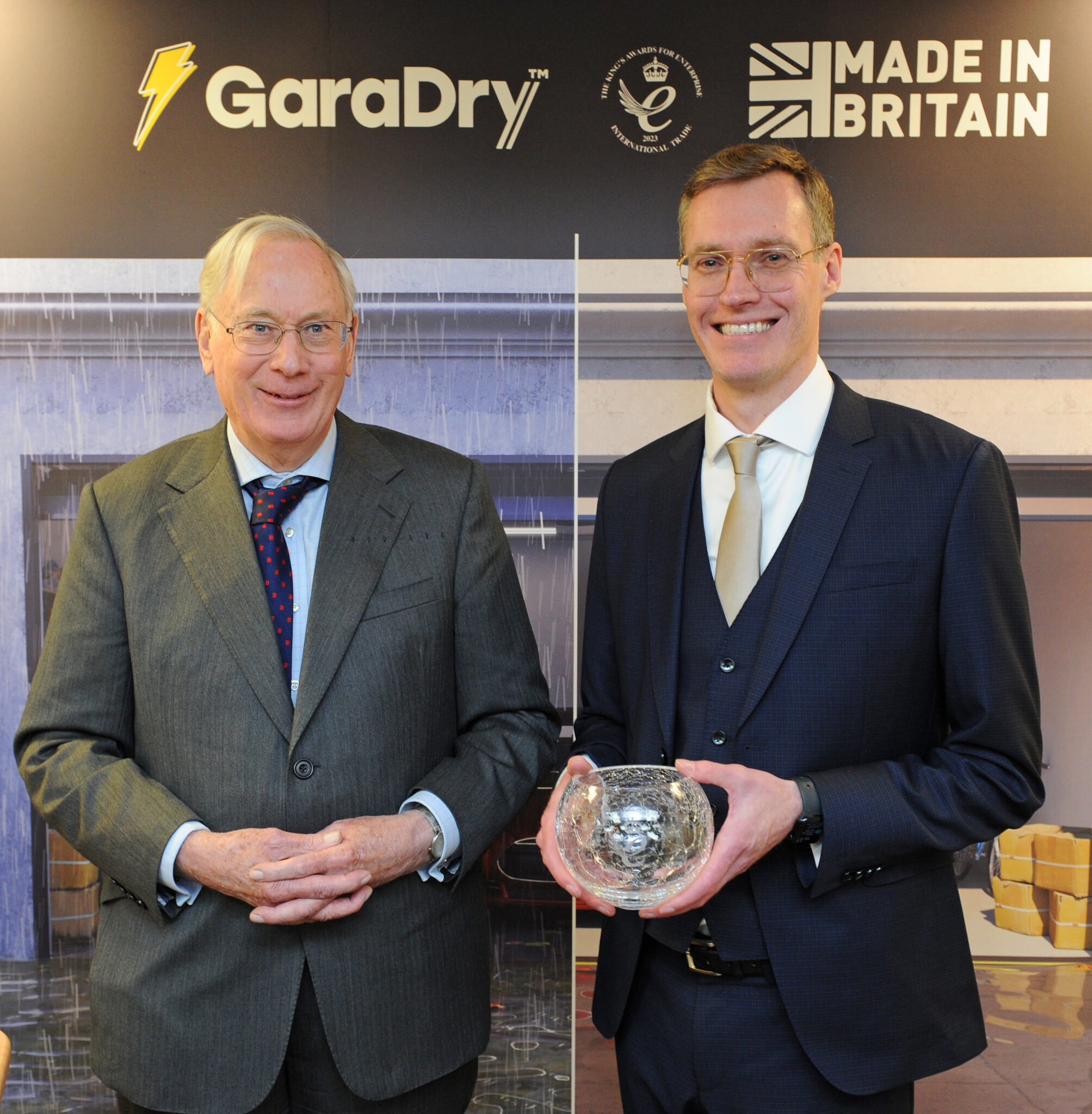 King’s Awards recipient GaraDry® welcomes HRH The Duke of Gloucester KG ...